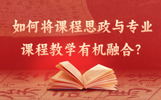 如何将课程思政与专业课程教学有机融合？